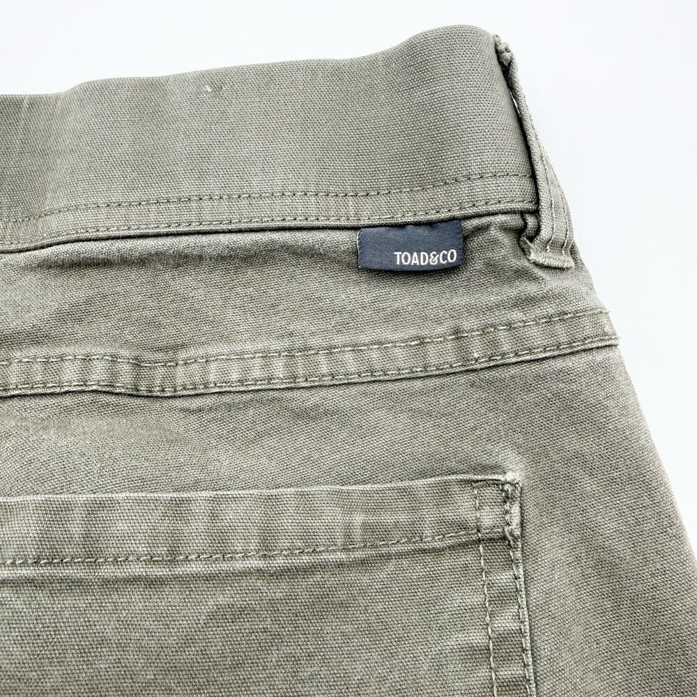 Toad Co Women’s Earthworks 5-Pocket Skinny Pants 8 Green Organic - Picture 3 of 8
